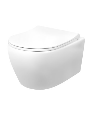 Eco Elegance Rimoff Ophang Wc Zonder Bidet - Wit