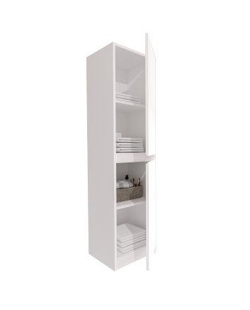 Hunk &amp; Müeller Jupiter Kolomkast (135cm) - Mat Wit