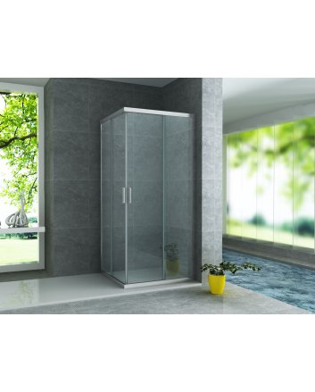 Eco Elegance Douchecabine (90x90x195cm) - Chroom