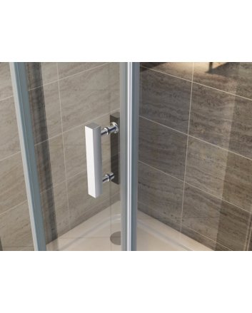 Eco Elegance Draaideur + Zijwand 6mm (80x80x190cm)
