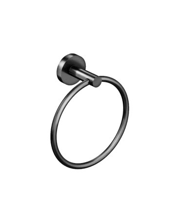 Eco Elegance Handdoekring 16cm Gunmetal Grijs