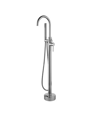 Eco Elegance Vrijstaande Badmengkraan Met Handdouche - Chroom