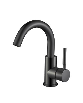 Eco Elegance Ensy Wastafelmengkraan Met Draaibare Uitloop - Mat Zwart