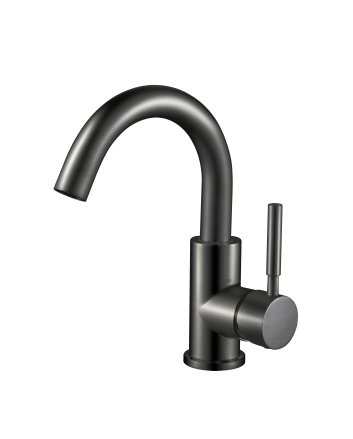 Eco Elegance Ensy Wastafelmengkraan Met Draaibare Uitloop - Gunmetal Grijs