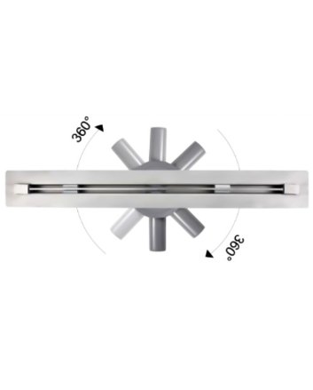 Eco Elegance Flat Douchegoot Rvs 80cm