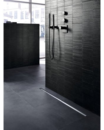 Eco Elegance Glasrooster Douchegoot Zwart 50cm