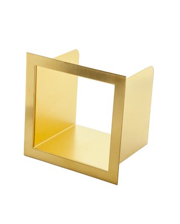 Eco Elegance inbouw reserve rolhouder - kleur goud model - (140x660x120mm)