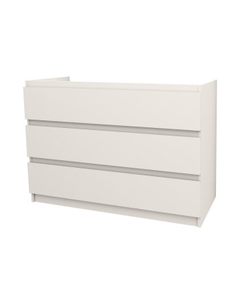 Hunk & Müeller Jupiter Onderkast (120cm) - Mat Wit