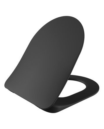 Hunk & Müeller Wc-Zitting Duroplast (Soft-Close & Quick Release) Met Inox Scharnieren - Mat Antraciet