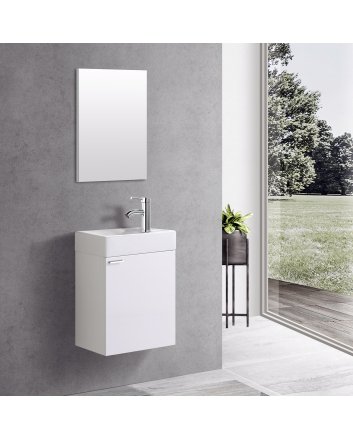 Eco Elegance Toiletmeubel Complete Set - Wit