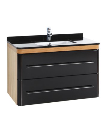 Eco Elegance Piano 100 Granieten Tablet Met Wastafel (101x53cm)