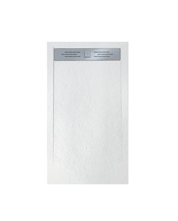 Hunk & Müeller Veroni Elite Flat Composietsteen Douchebak Wit 120x80x3cm