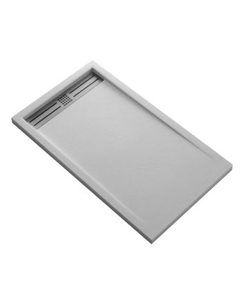 Hunk & Müeller Elite Composietsteen Douchebak (180x90x3cm) - Wit