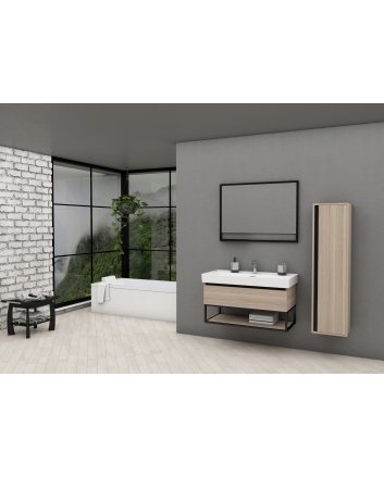 Eco Elegance Sharp Onderkast (100cm) - Noot