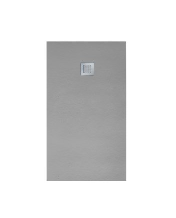 Hunk & Müeller Veroni Madison Flat Composietsteen Douchebak Grijs 120x80x3cm