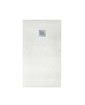 Hunk & Müeller Veroni Madison Flat Composietsteen Douchebak Wit 120x80x3cm