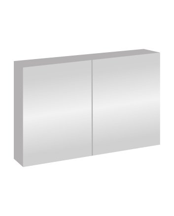 Eco Elegance Sally Spiegelkast, 2 Deuren (100x70cm) - Kleur Aluminium