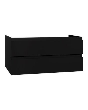 Eco Elegance Sally Onderkast (120cm) - Mat Zwart