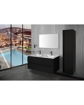 Eco Elegance Sally Onderkast (120cm) - Mat Zwart