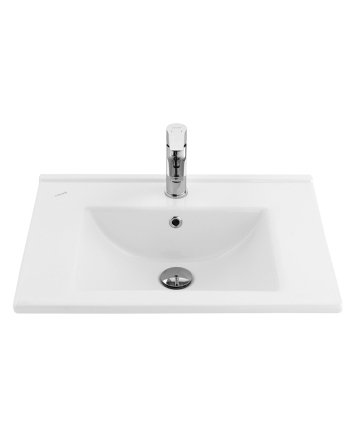 Eco Elegance Keramische Wastafel (45x60cm) - Wit