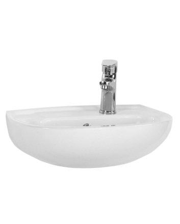 Eco Elegance Keramische Fontein Wit Met Kraangat 45x30cm
