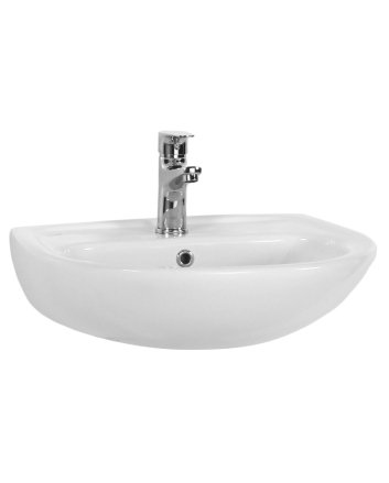 Eco Elegance Keramische Fontein Wit Met Kraangat 50x40cm