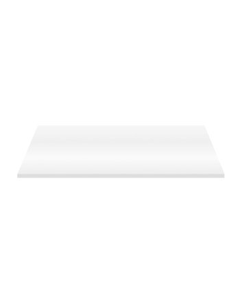 Eco Elegance Wastafeltablet Mdf (152.4x45.5x2.6 Cm) - Glanzend Wit