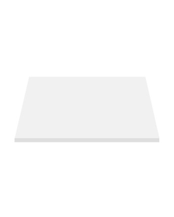 Eco Elegance Wastafeltablet Mdf (56.4x45.5x2.6 Cm) - Mat Wit