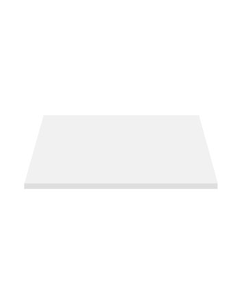 Eco Elegance Wastafeltablet Mdf (76.4x45.5x2.6 Cm) - Mat Wit
