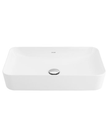 Hunk & Müeller Ultra Keramische Opbouw Wastafel (60x40cm) - Wit