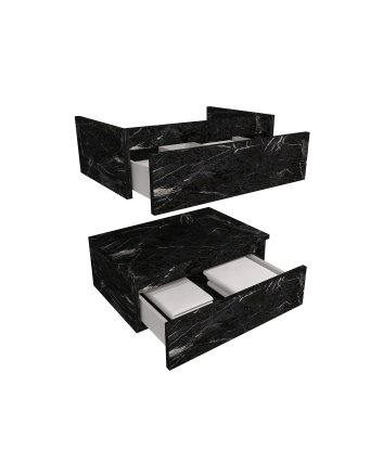 Hunk &amp; Müeller Venus Onderkast (61cm) - Zwart Marmer