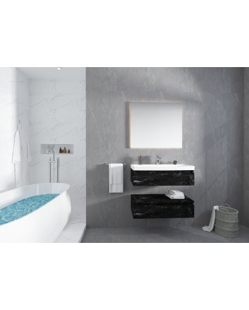 Hunk &amp; Müeller Venus Onderkast (81cm) - Zwart Marmer