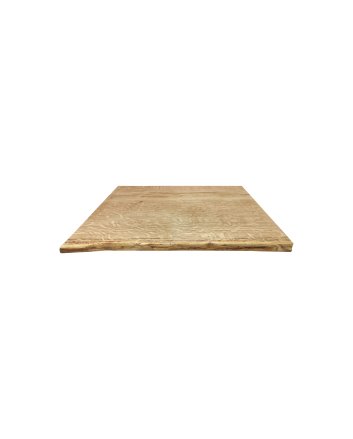 Hunk & Müeller Wastafelblad Massief Hout 60x45/50x4cm