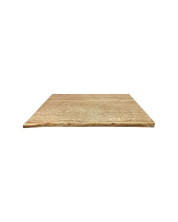 Hunk & Müeller Wastafelblad Massief Hout  80x45/50x4cm