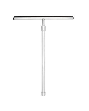 Eco Elegance Douche Vloer Wisser Chrome Met Houder 26x34