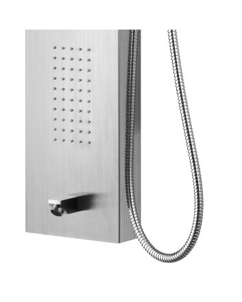 Eco Elegance Thermostatische Douchepaneel Mat Chroom