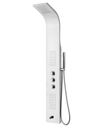 Eco Elegance Thermostatische Douchepaneel Wit