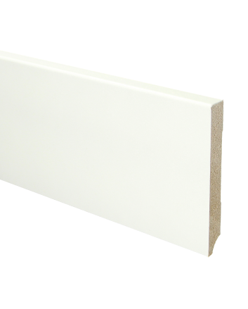 MDF plint 120x15 V313 wit gegrond recht | 2.4 meter