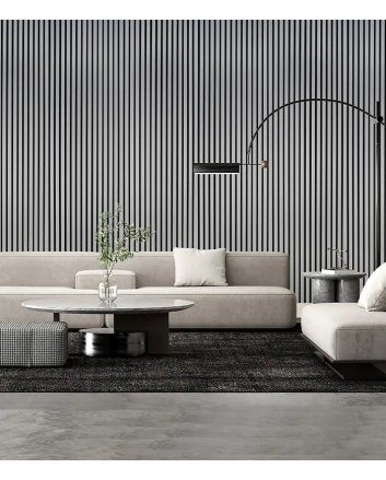 Sonorix Elite 280×60 cm Zilver Akoestisch Wandpaneel