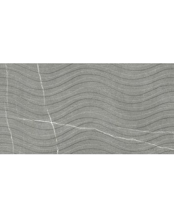 ITT Kairos wandtegel mat decor 30x90 grey
