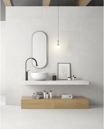 ITT Magnum wandtegel mat decor 30x90 white