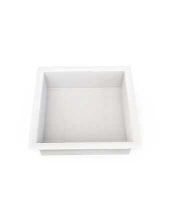 Demis inbouwnis 30 x 30 x 7 cm mat wit