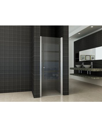 nisdeur met profiel 1000x2000 8mm NANO glas