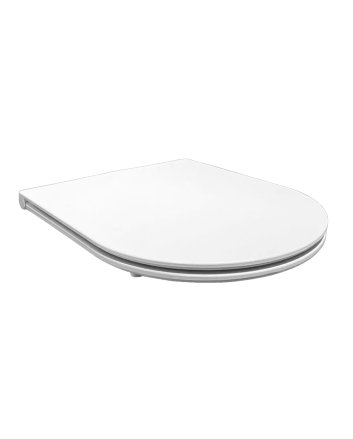 Flatline toiletzitting softclose en quick release mat wit