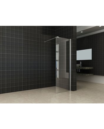 Comfort inloopdouche 600 x 2000 x 10 mm nano helder glas/chroom