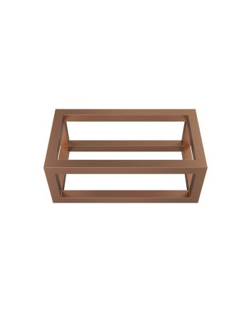 Nick frame voor fontein 395 x 150 x 215 mm geborsteld brons koper