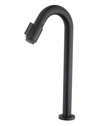 Victoria luxe fonteinkraan XL 1/2'' mat zwart