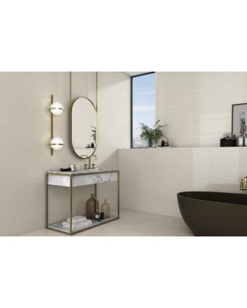 Emigres Dec bag wandtegel hoogglans 20x60 beige