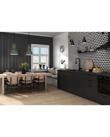 Emigres Chaplin wandtegel hoogglans 20x60 wit