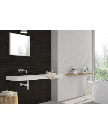 Emigres Olite gomera wandtegel satijn 20x60 blanco